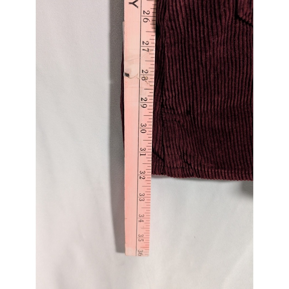 Top Shop petite MOTO Purple corduroy dungaree dress size 8 petite - Picture 9 of 11